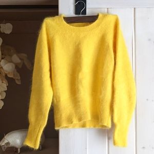 Freak's Store Angora Yellow sweater